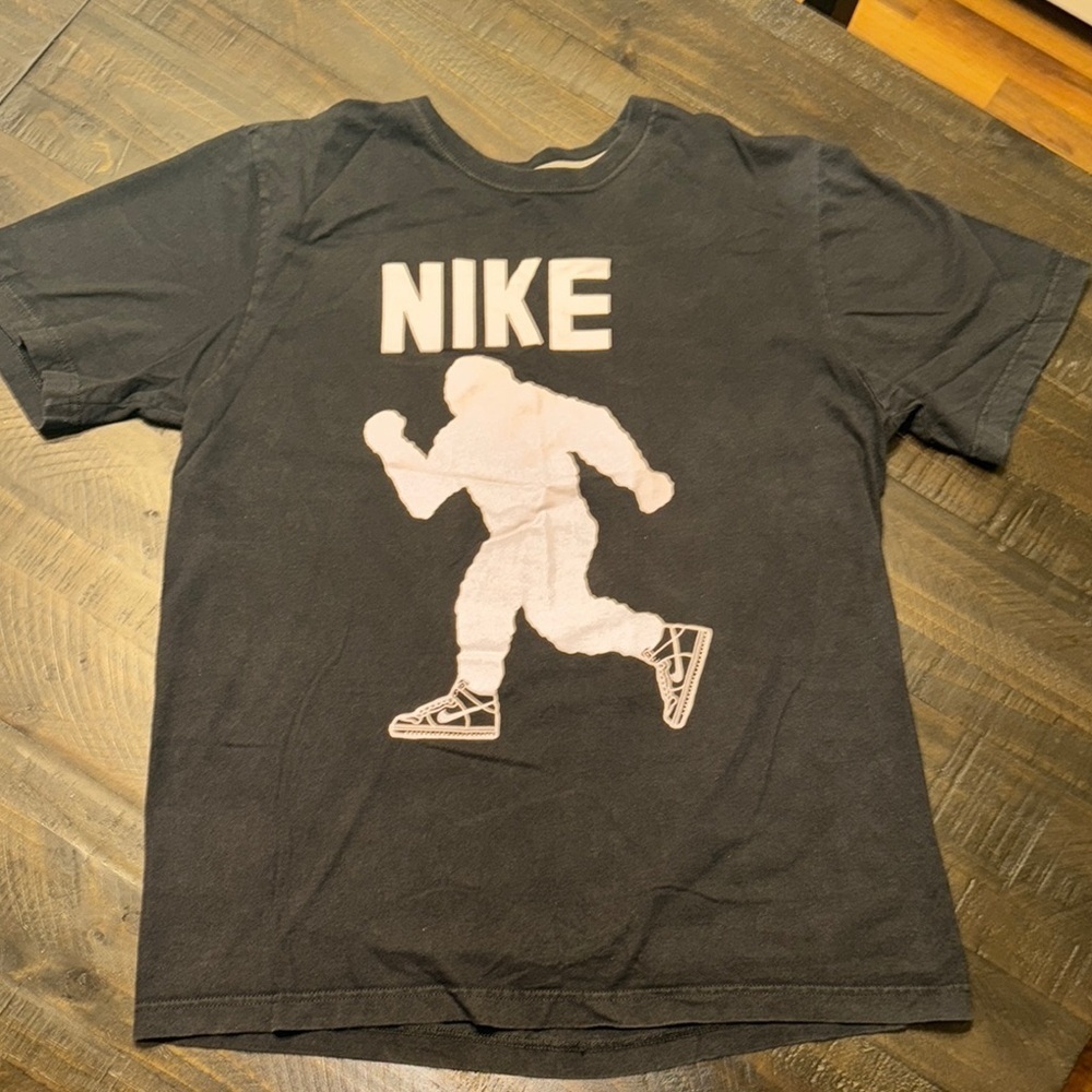 Nike Black Short Sleeve Cotton T-Shirt Size Large regular fit